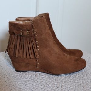 🌸Fringe Ankle Booties
